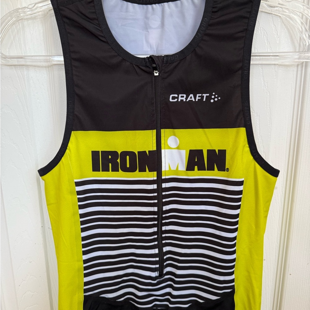 Craft Ironman Black and Yellow Triathlon Singlet